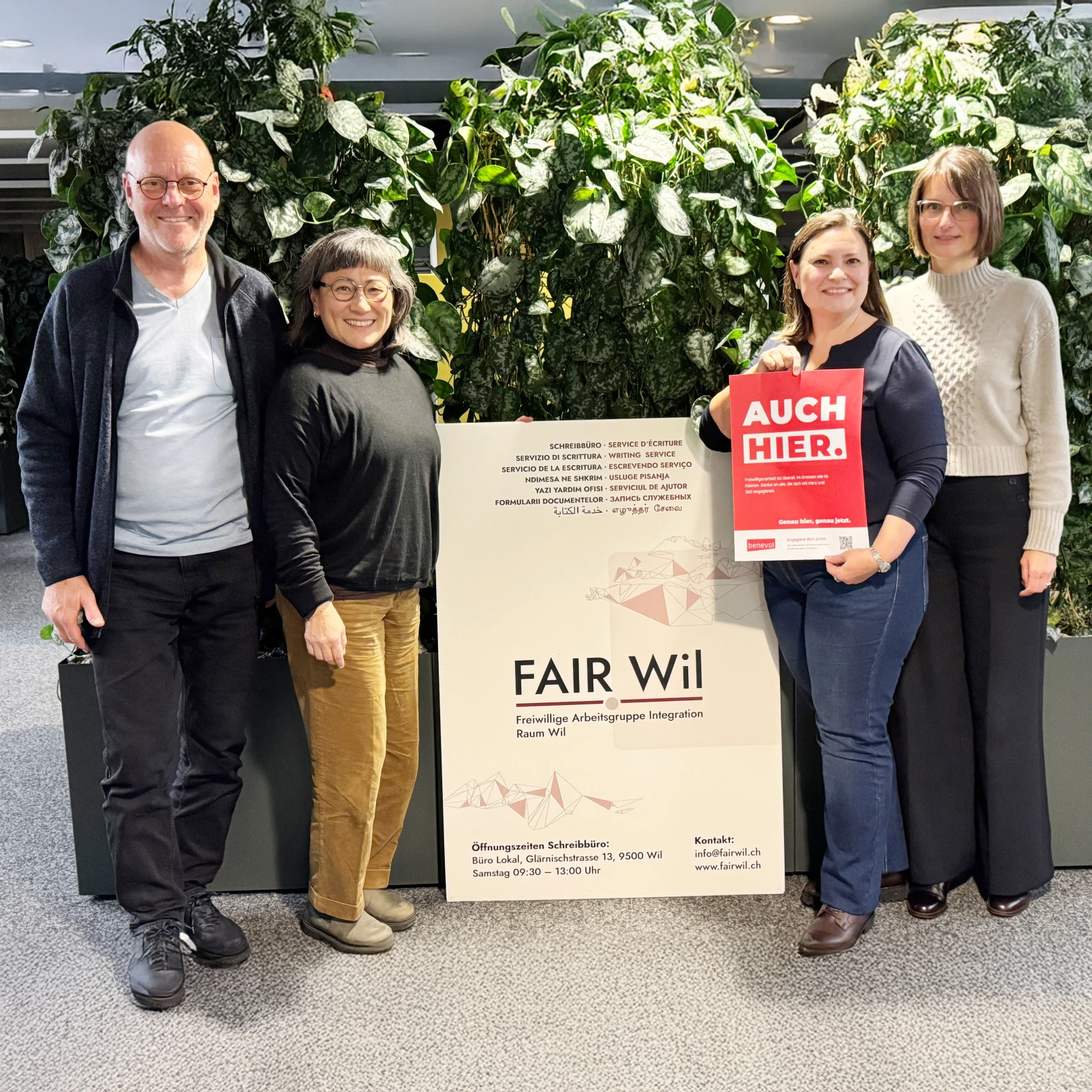 FAIR Wil - AUCH HIER wird Freiwilligenarbeit geleistet