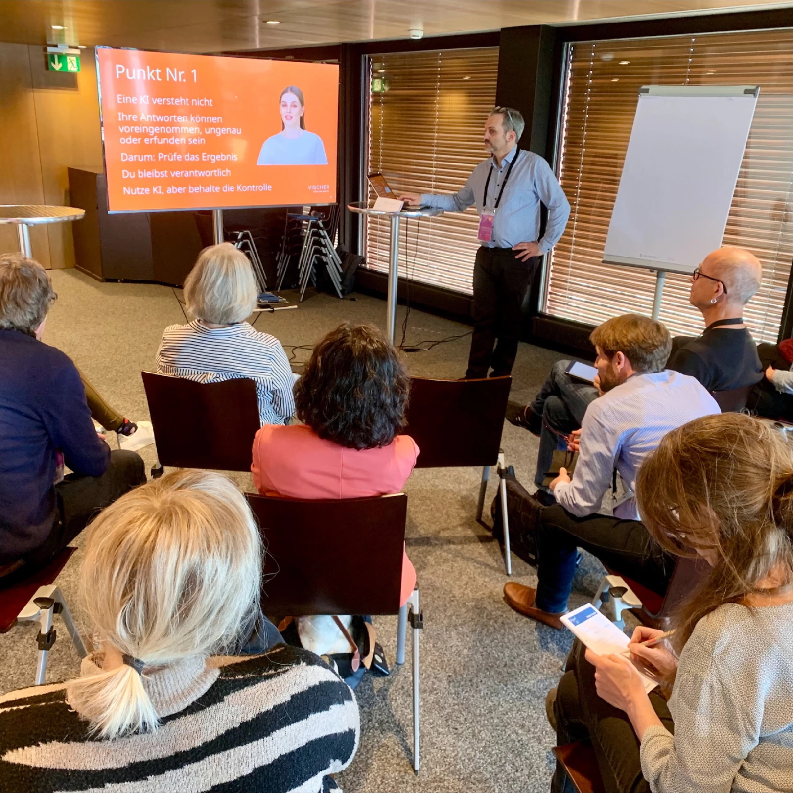 benevol Impulstag 2025 | Impressionen mit Referierenden, Workshops und aufmerksamem Publikum an der OST – Ostschweizer Fachhochschule.