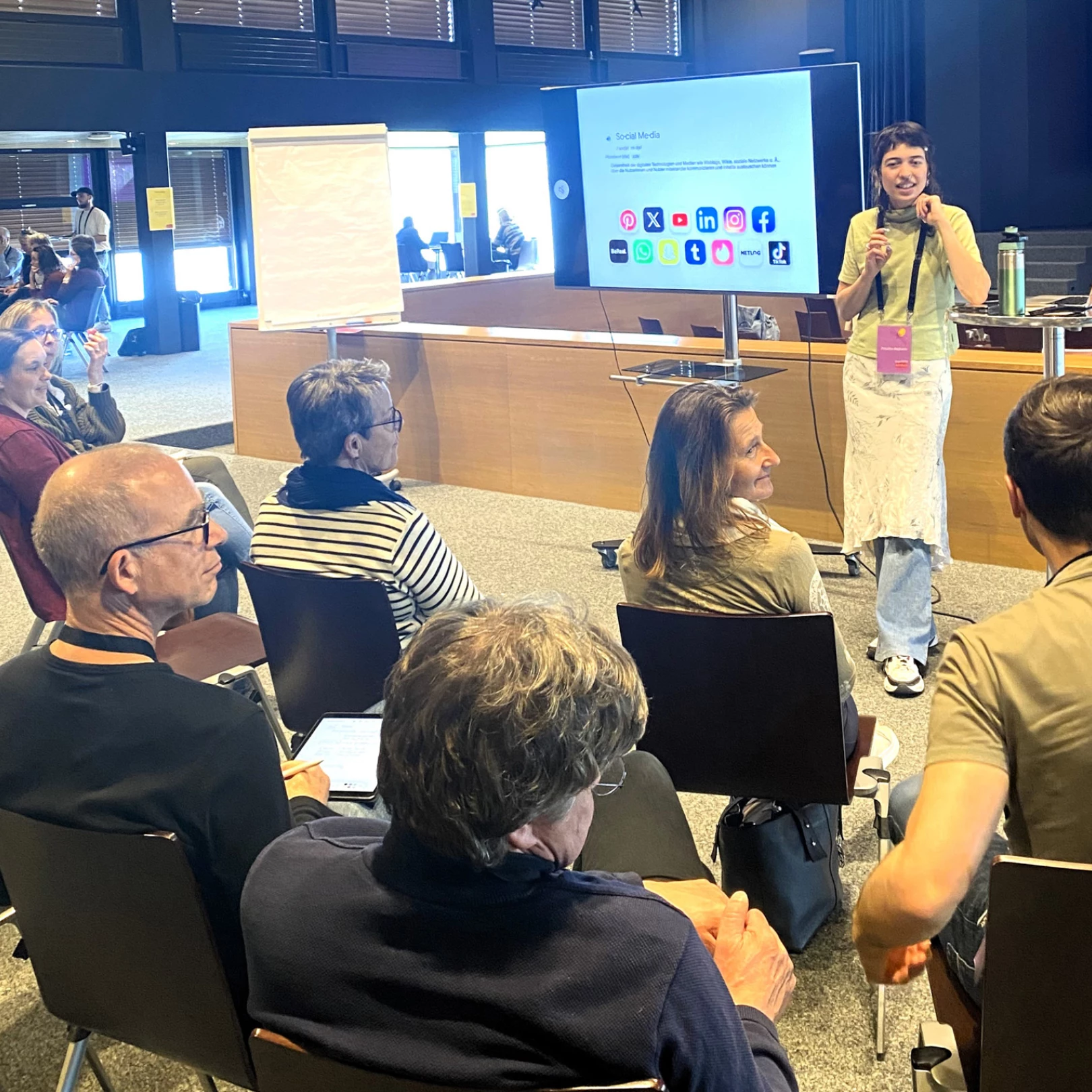 benevol Impulstag 2025 | Impressionen mit Referierenden, Workshops und aufmerksamem Publikum an der OST – Ostschweizer Fachhochschule.