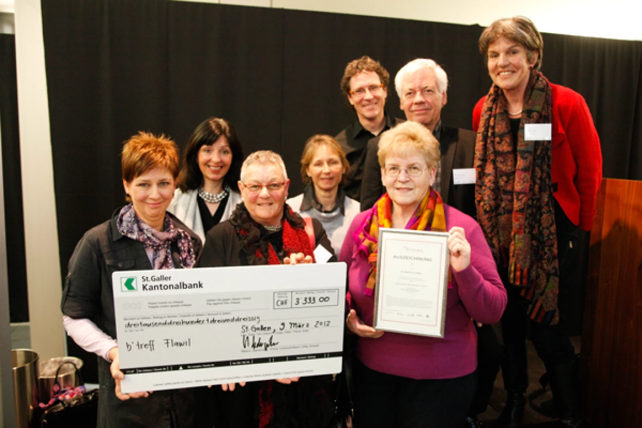 Gewinner Prix benevol 2012 | b'treff Flawil