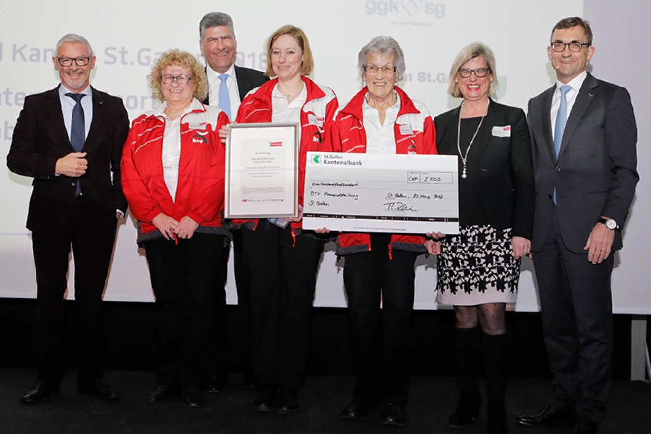 Gewinner Prix benevol 2018 | Frauenabteilung BTV St.Gallen