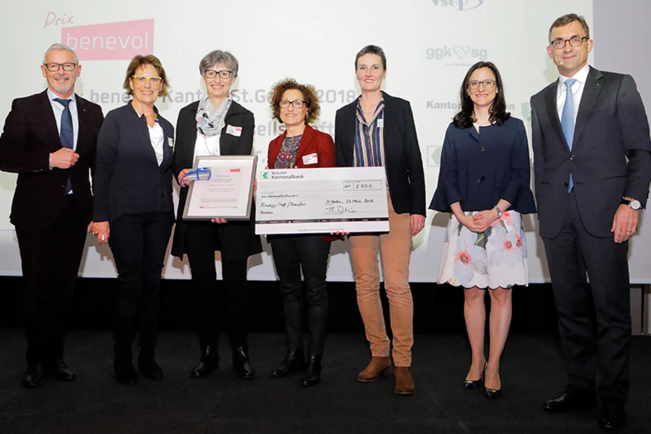 Gewinner Prix benevol 2018 | Friedegg Treff Transfair Gossau