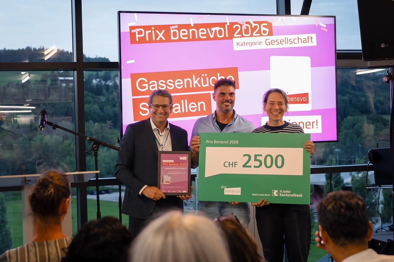 Gewinner Kategorie Gesellschaft | Gassenküche St.Gallen