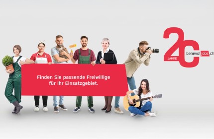 benevol-jobs.ch | Finden Sie passende Freiwillige für Ihr Einsatzgebiet