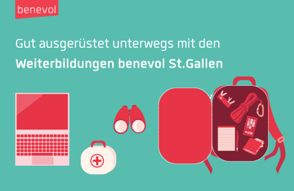 Logo der benevol-Weiterbildung für freiwilliges Engagement